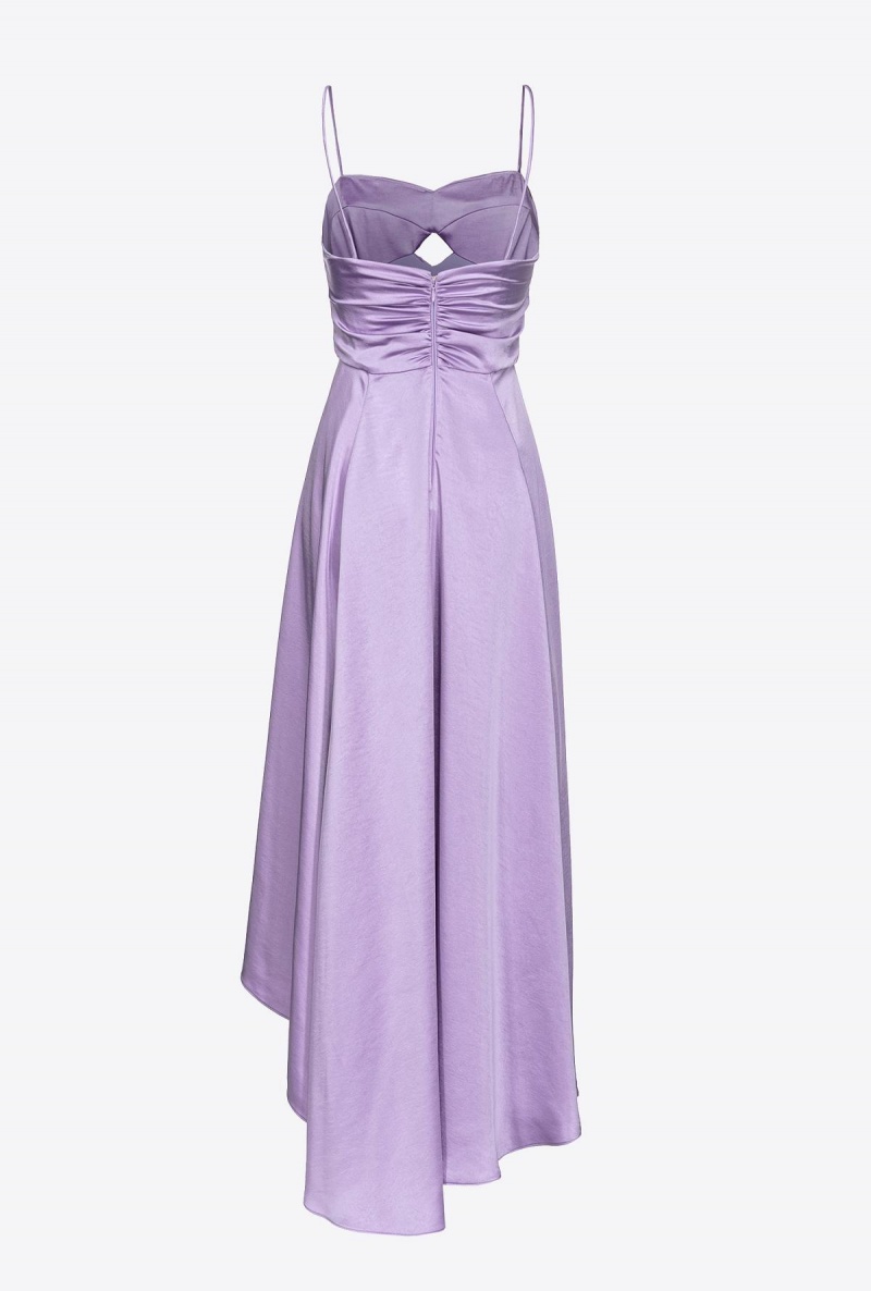 LISIANTHUS LILAC Pinko Satin lingerie dress | MYJKU66064
