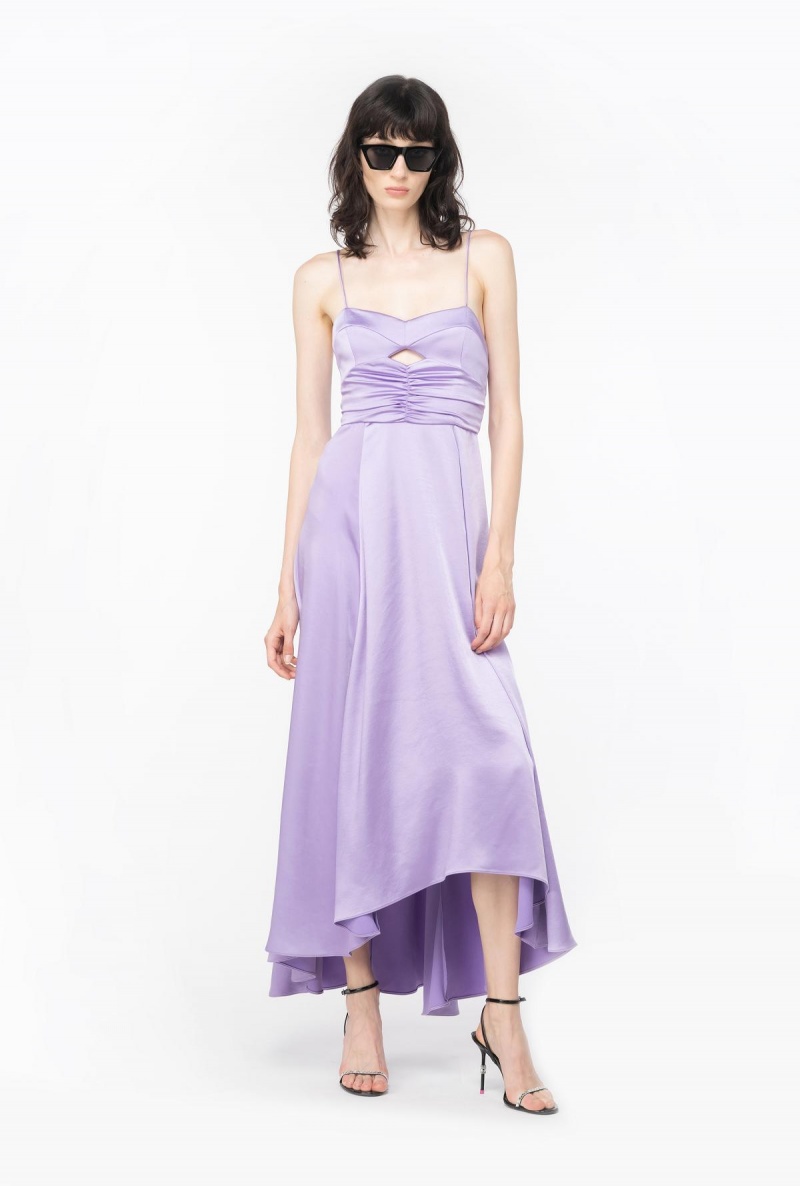LISIANTHUS LILAC Pinko Satin lingerie dress | MYJKU66064