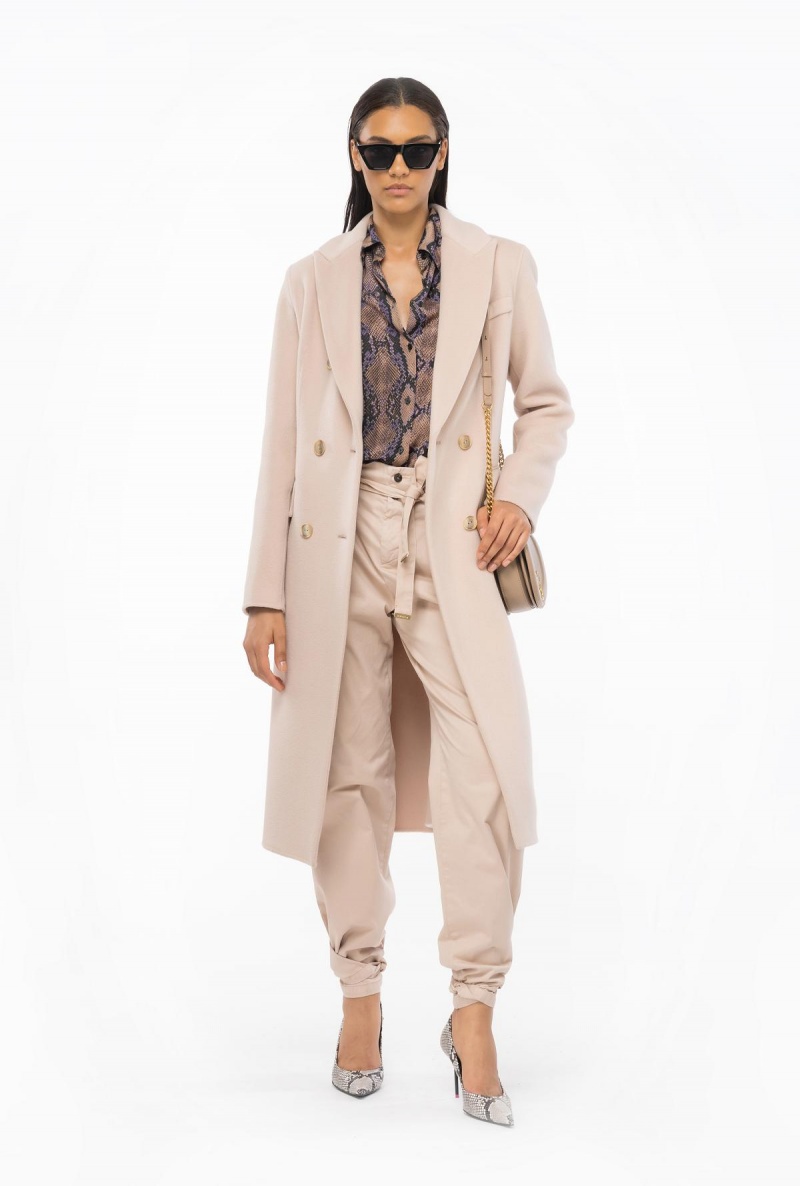 MULT. BROWN/LILAC Pinko Shirt with snake motif | MYNEJ25559