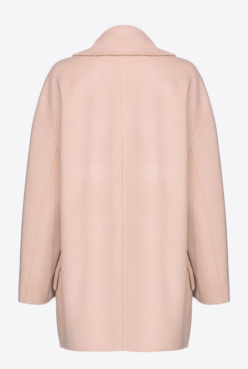 NUDE - BABY Pinko Double-layered woollen cloth pea coat | QMYUV35708