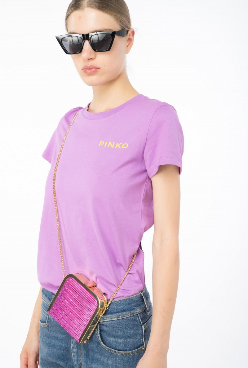 ORCHID IRIS Pinko Lady T-shirt | AMYDF82379