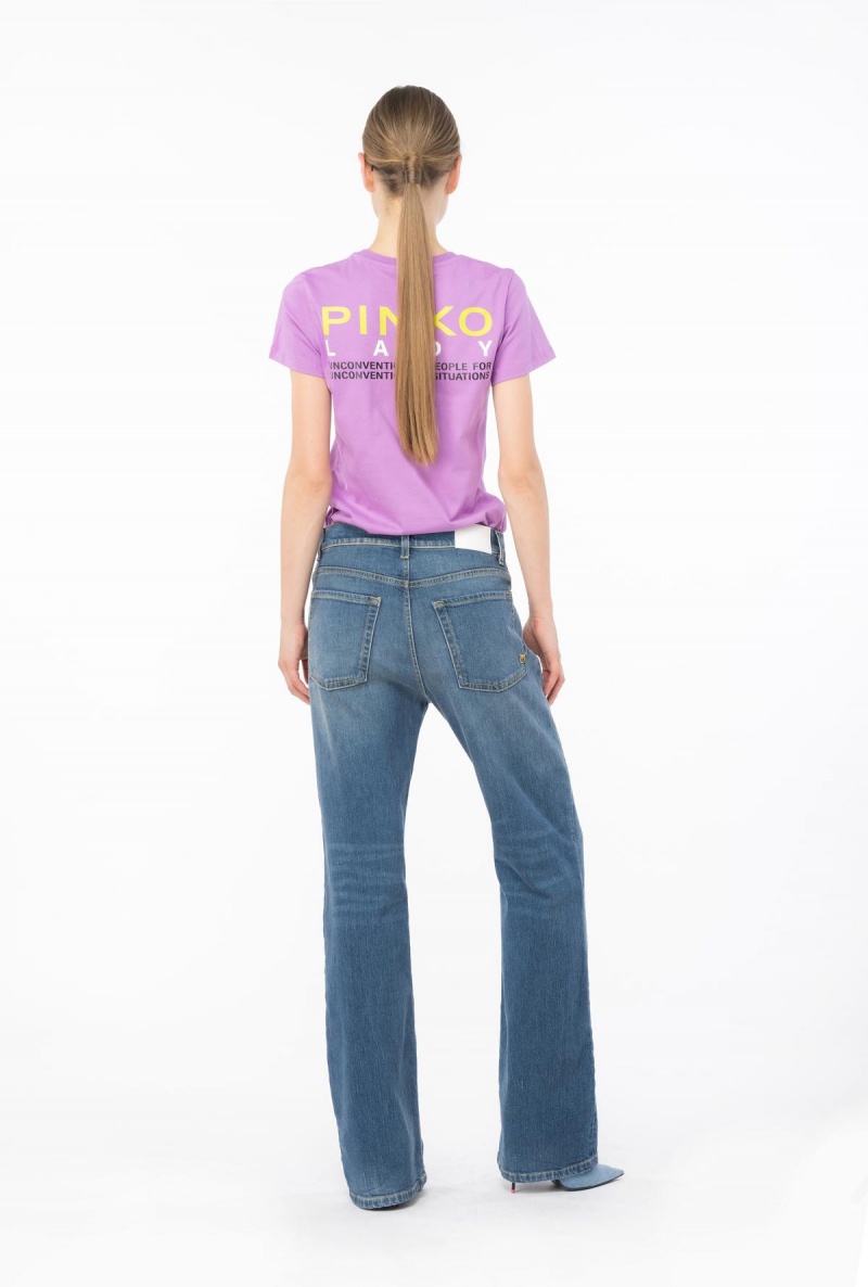 ORCHID IRIS Pinko Lady T-shirt | AMYDF82379