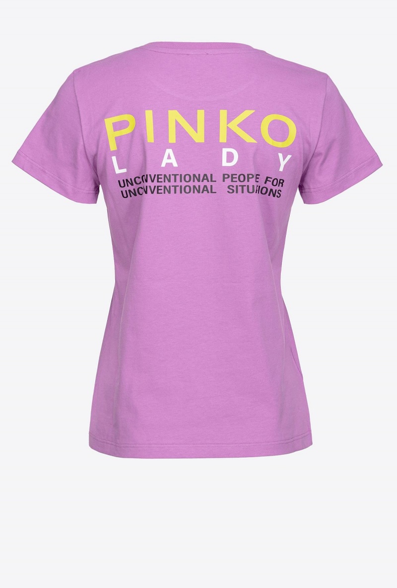 ORCHID IRIS Pinko Lady T-shirt | AMYDF82379