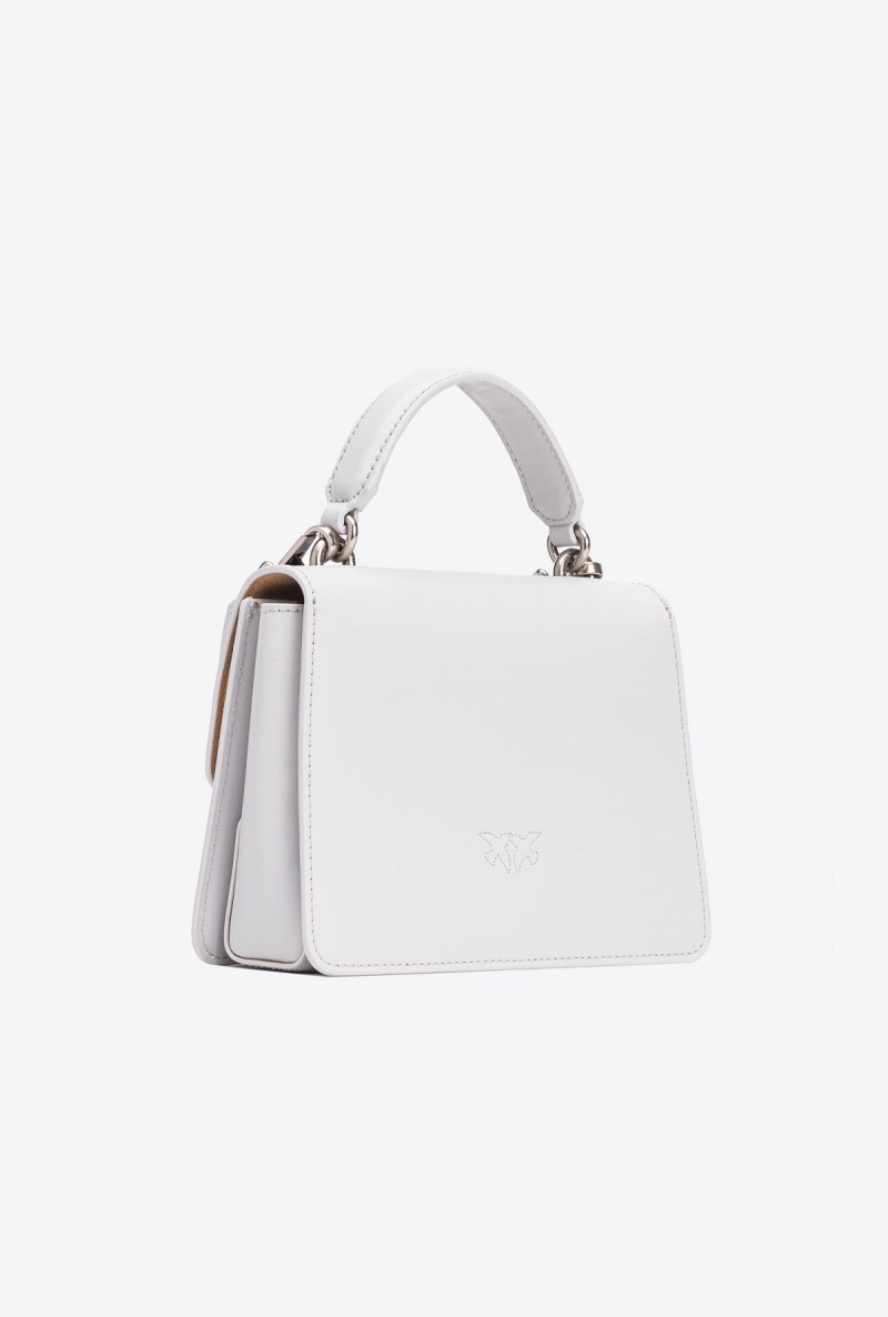 PENGUIN GREY-OLD SILVER Pinko Mini Love Bag One Top Handle Light Jewel | MYXBR34283