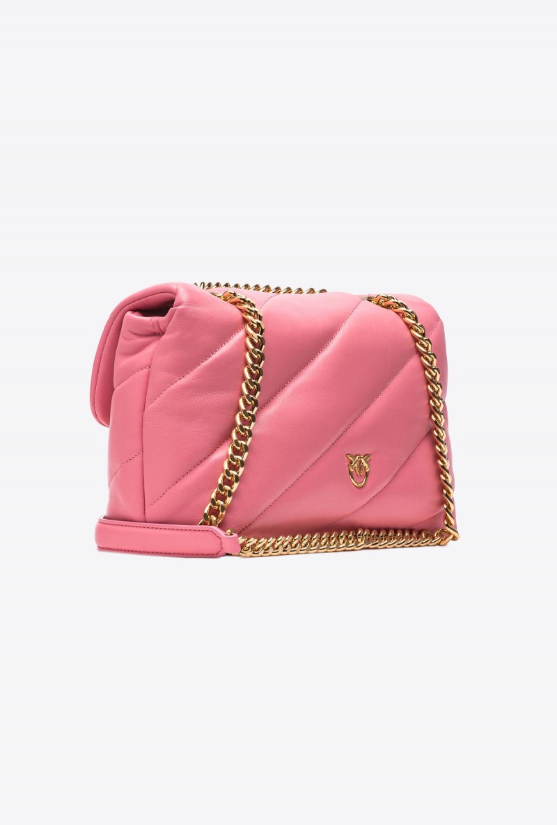 PEONY-BRUSHED GOLD Pinko Galleria Classic Love Bag Puff | AMYDF95400
