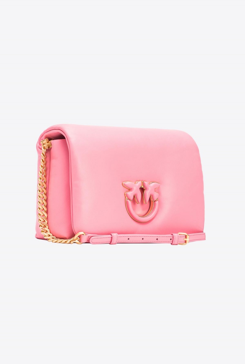 PEONY-BRUSHED GOLD Pinko Galleria Classic Love Bag Click Puff | MYJBT32897