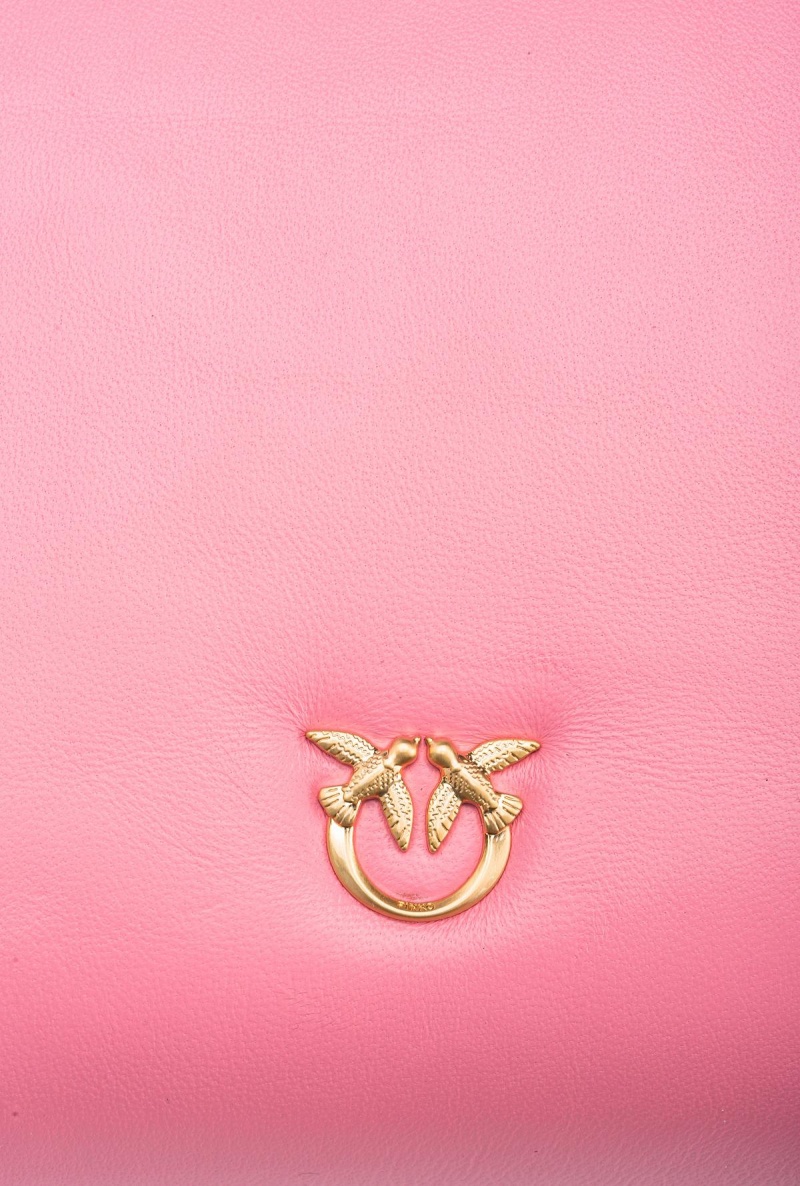 PEONY-BRUSHED GOLD Pinko Galleria Classic Love Bag Click Puff | MYJBT32897