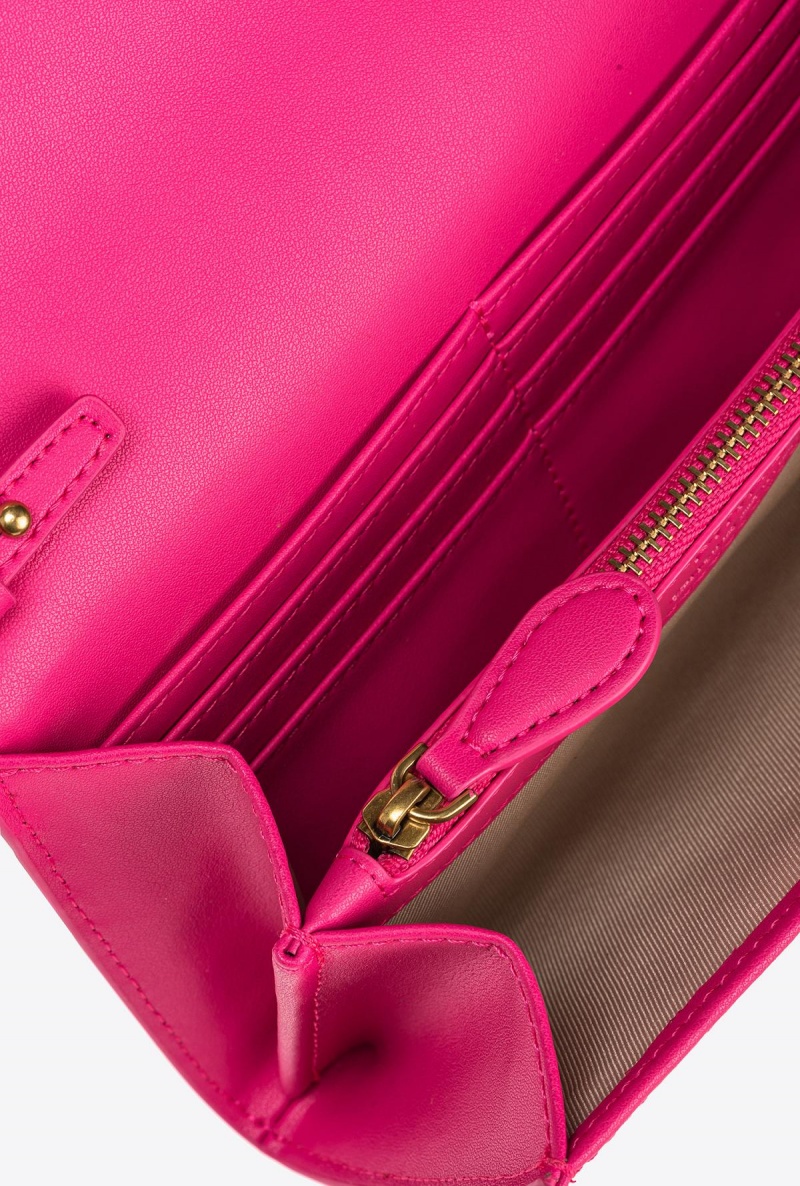 PINKO PINK-ANTIQUE GOLD Pinko Love Bag One Wallet Simply | YMYVQ33409