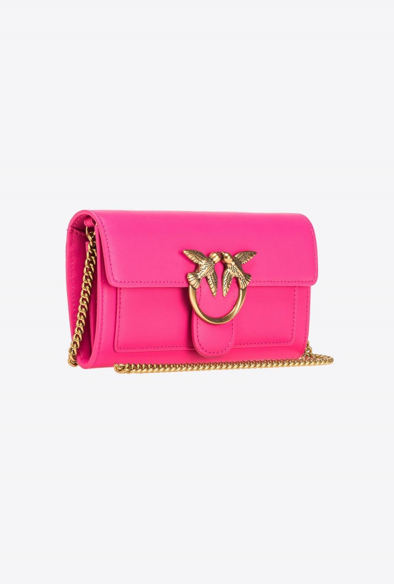 PINKO PINK-ANTIQUE GOLD Pinko Love Bag One Wallet Simply | FMYHY32826