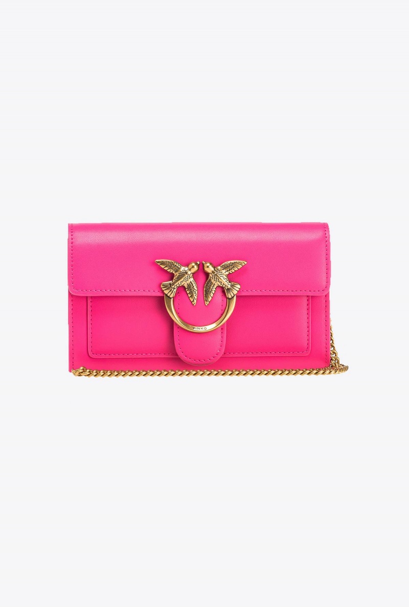 PINKO PINK-ANTIQUE GOLD Pinko Love Bag One Wallet Simply | FMYHY32826