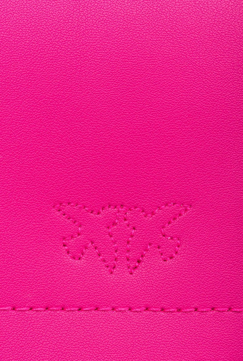 PINKO PINK-ANTIQUE GOLD Pinko Micro Love Bag Bell in leather | ZMYMJ54173