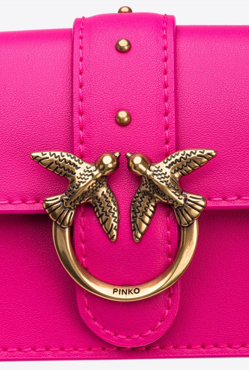 PINKO PINK-ANTIQUE GOLD Pinko Micro Love Bag One Simply | MYNEJ45341
