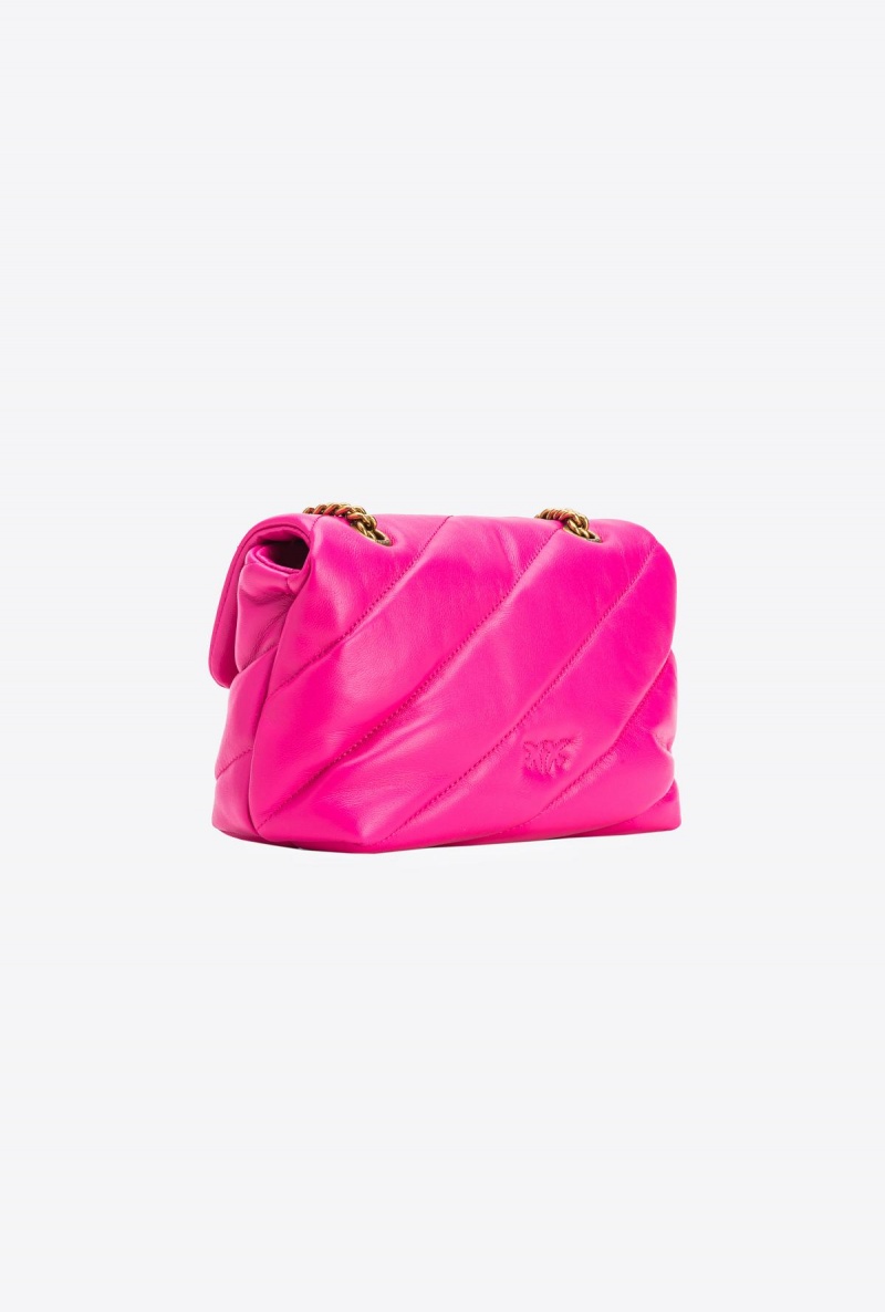 PINKO PINK-ANTIQUE GOLD Pinko Mini Love Bag Puff Maxi Quilt | DMYKV81787