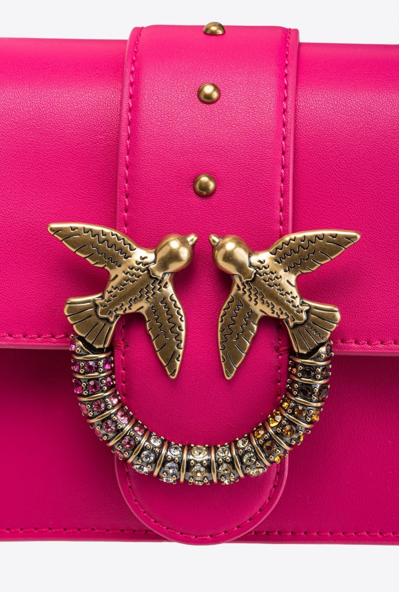 PINKO PINK-ANTIQUE GOLD Pinko Mini Love Bag One Simply Jewel | BMYSD33569