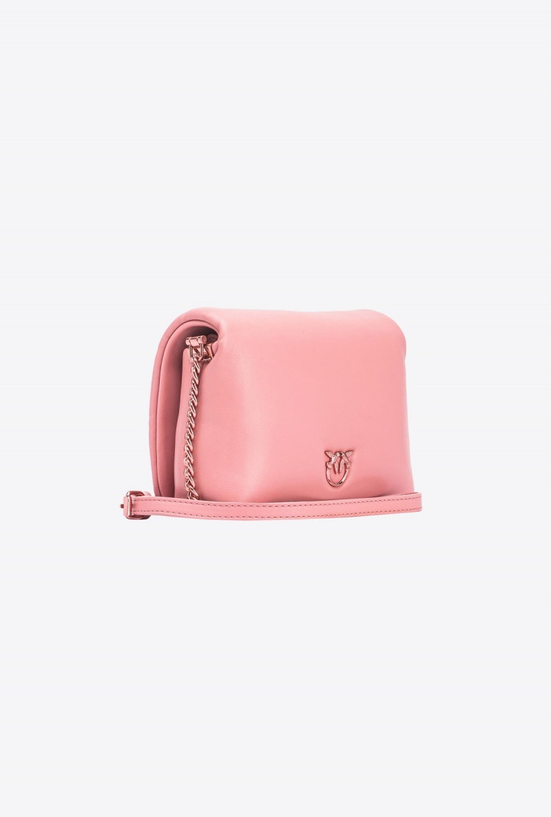 PINK-PINKISH BEIGE-BLOCK COLOUR Pinko Galleria nappa leather Baby Love Bag Click Puff | LMYTR58910