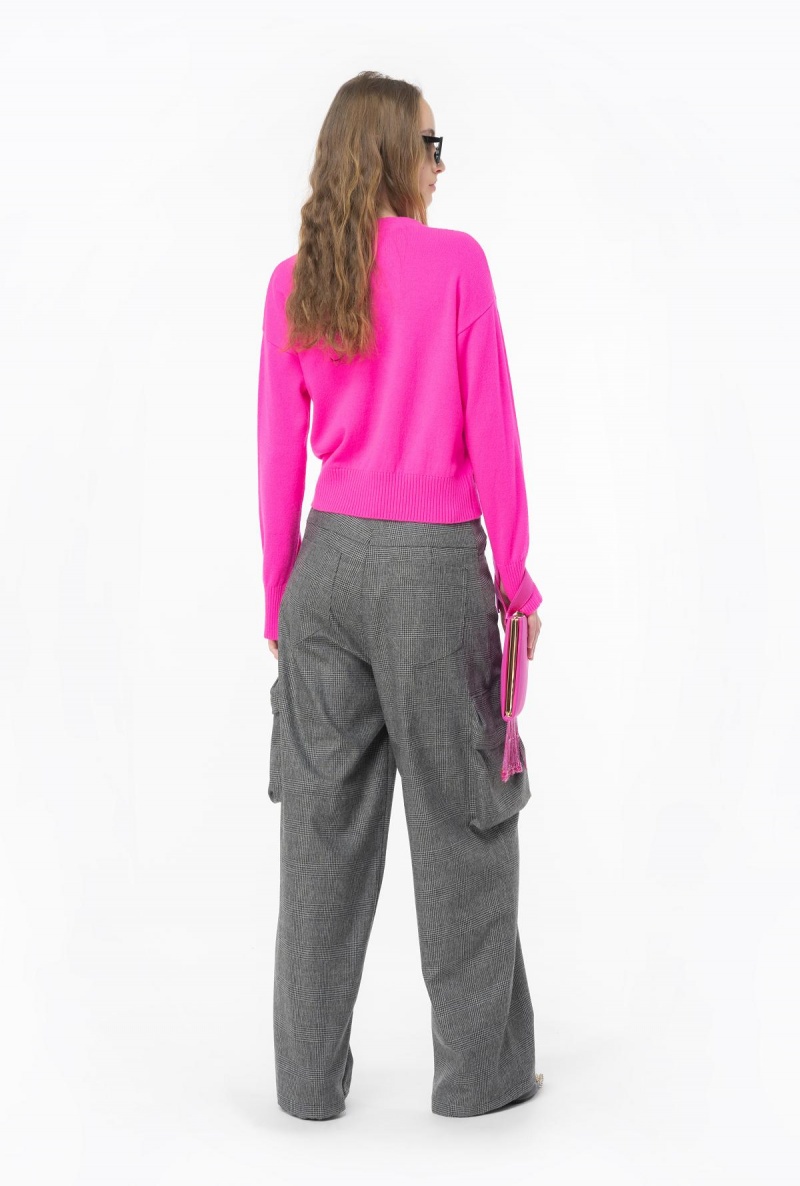 PINK LIGHTNING Pinko Cashmere-blend cardigan with pockets | MYJZR35880