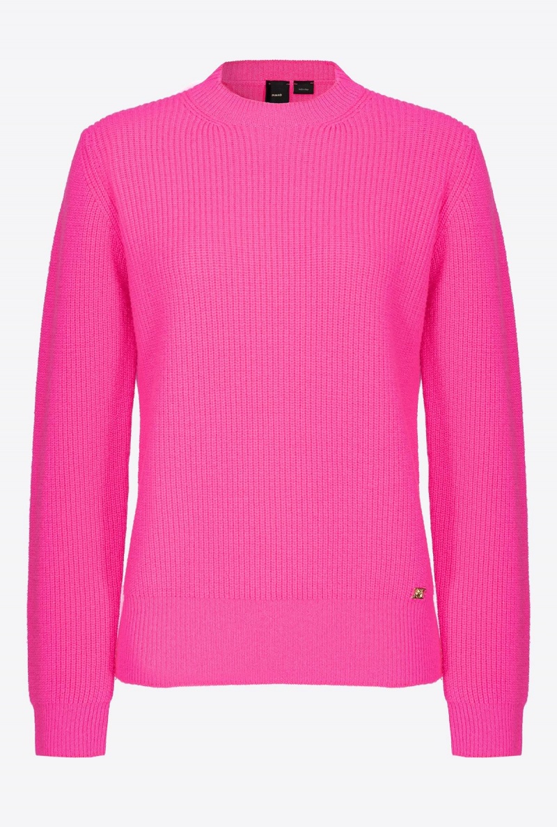 PINK LIGHTNING Pinko Ribbed wool and cashmere sweater | TMYPQ34937