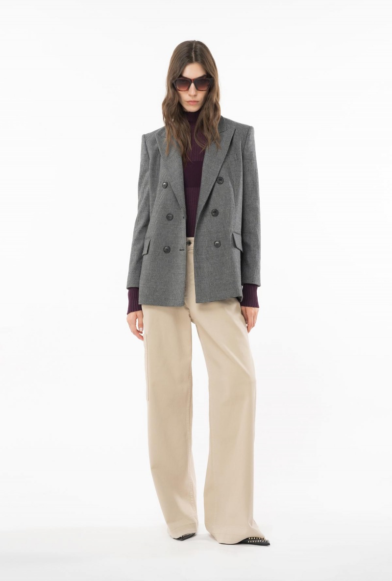POTENT PURPLE Pinko Ribbed knit turtleneck | XMYBH46779