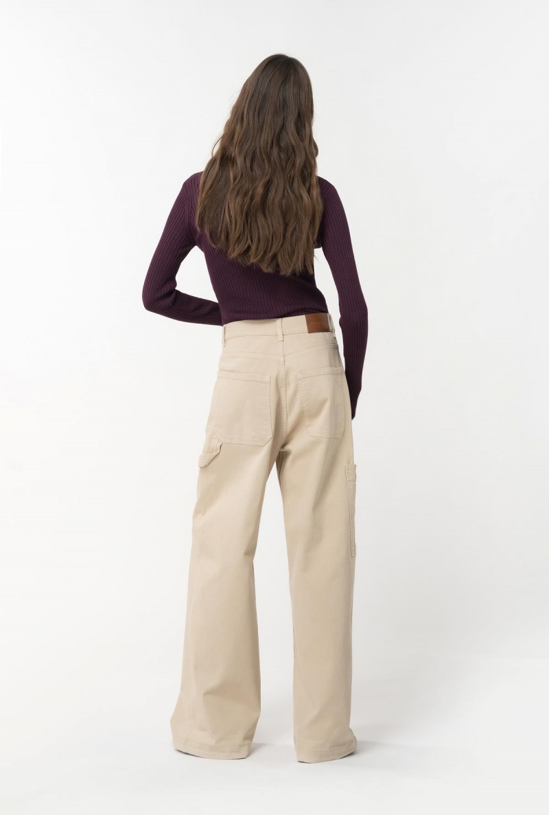 POTENT PURPLE Pinko Ribbed knit turtleneck | XMYBH46779