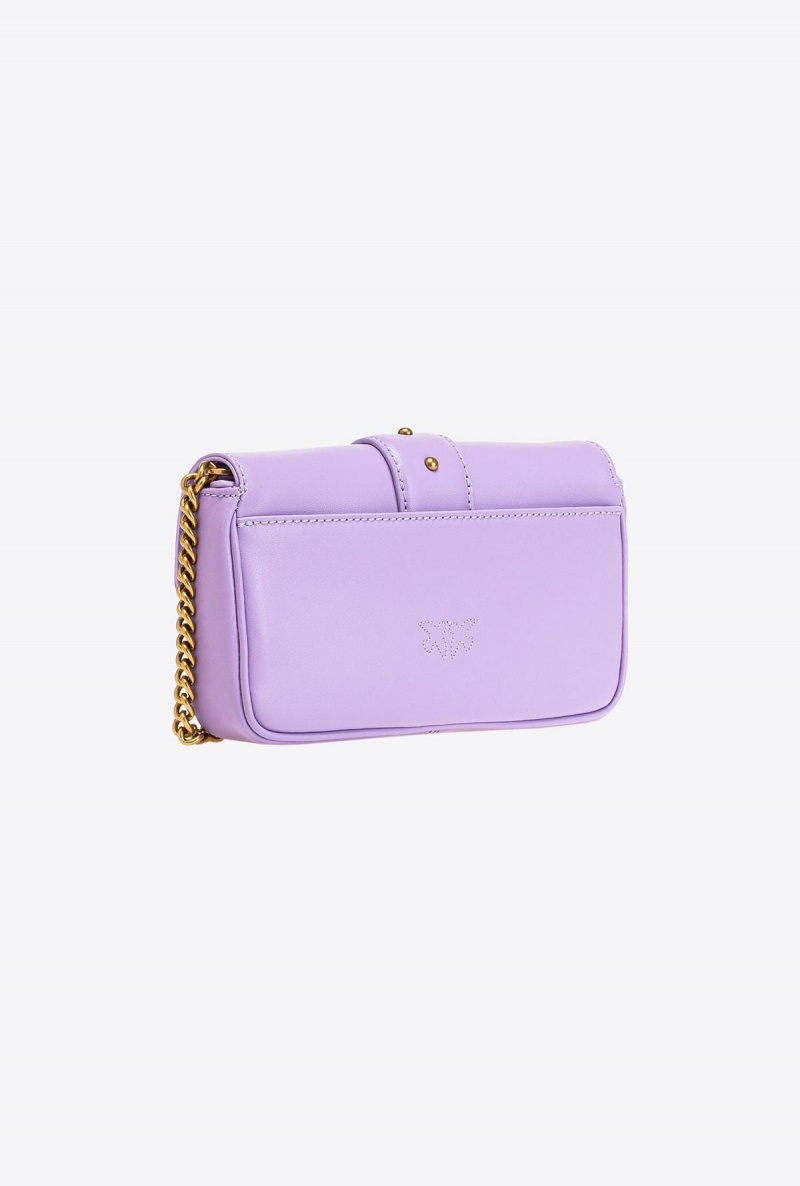 PURPLE TULIP-ANTIQUE GOLD Pinko Pocket Love Bag One Simply | XMYBH29442