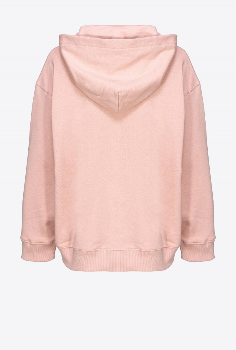 ROSY CLOUD Pinko Hoodie with Vintage Frame print | MMYHR18202