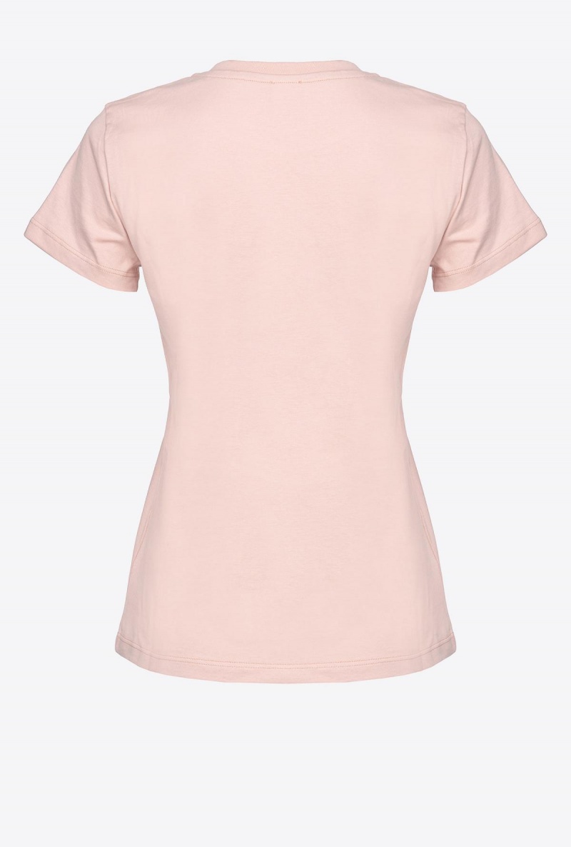 ROSY CLOUD Pinko Vintage Frame-print T-shirt | AMYWC36306