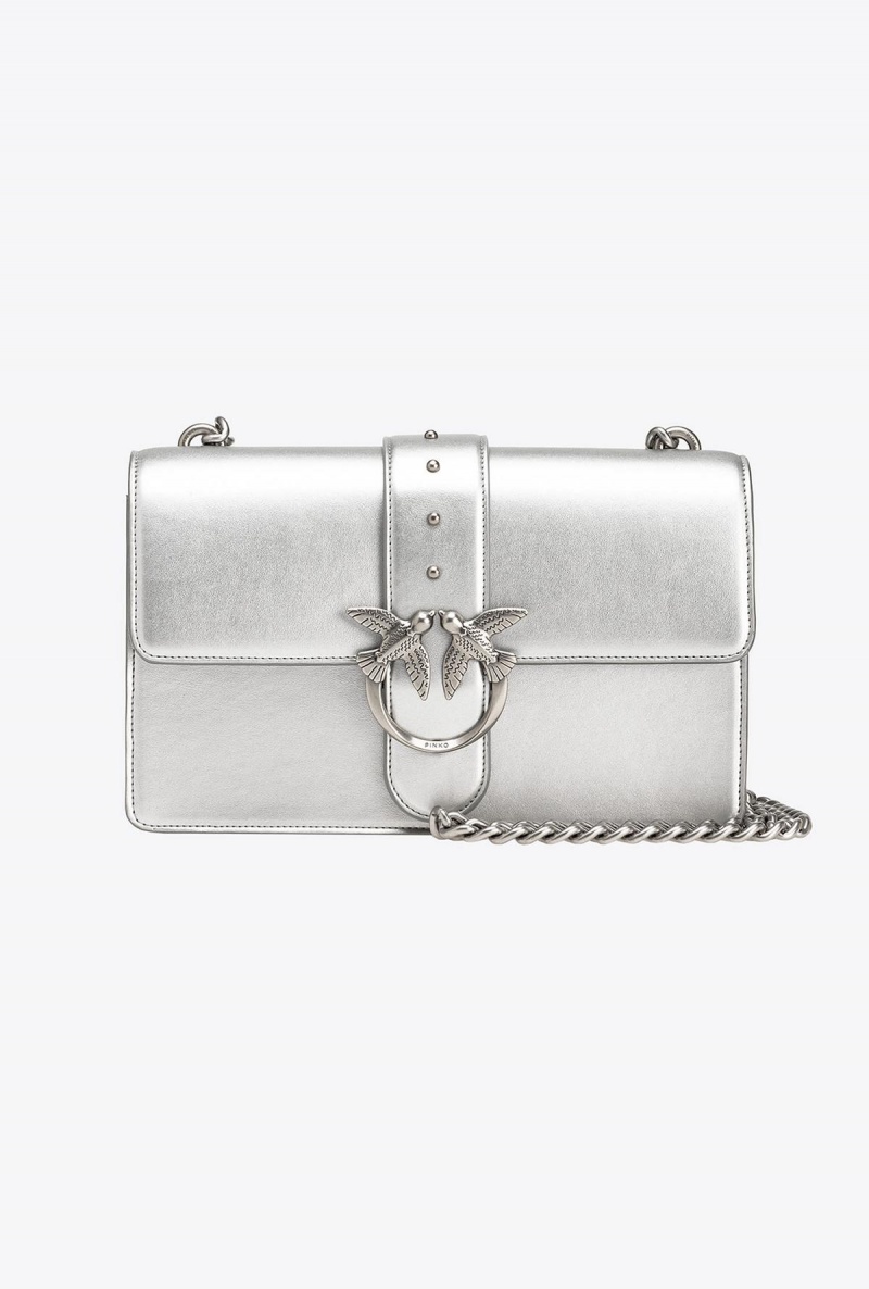 SILVER-OLD SILVER Pinko Classic Love Bag One Eva Limited Edition | MIOMOJO | LMYSX12248