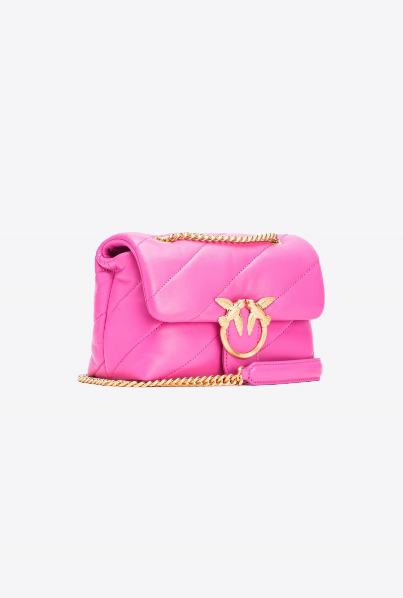 STRAWBERRY-BRUSHED GOLD Pinko Galleria Mini Love Bag Puff | LMYSX96738