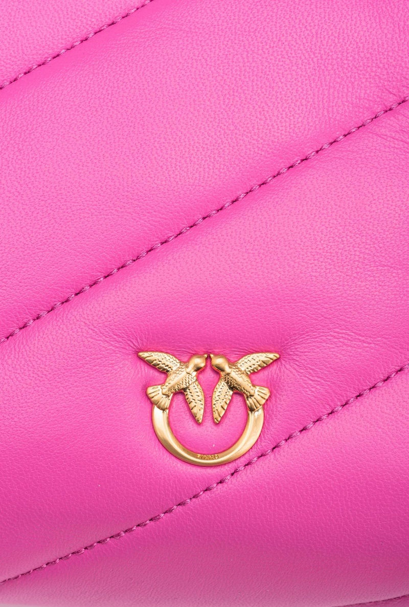 STRAWBERRY-BRUSHED GOLD Pinko Galleria Mini Love Bag Puff | LMYSX96738