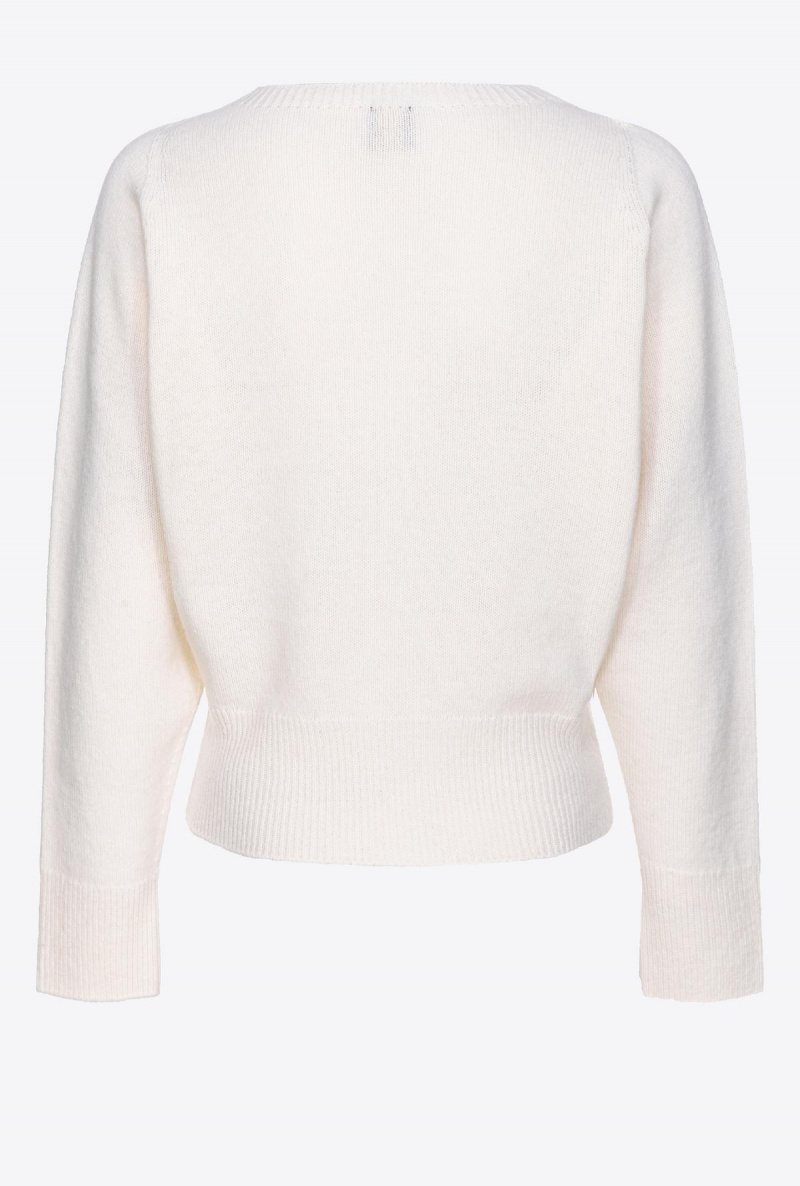SWAN WHITE Pinko Cashmere-blend pullover | MYICD23461