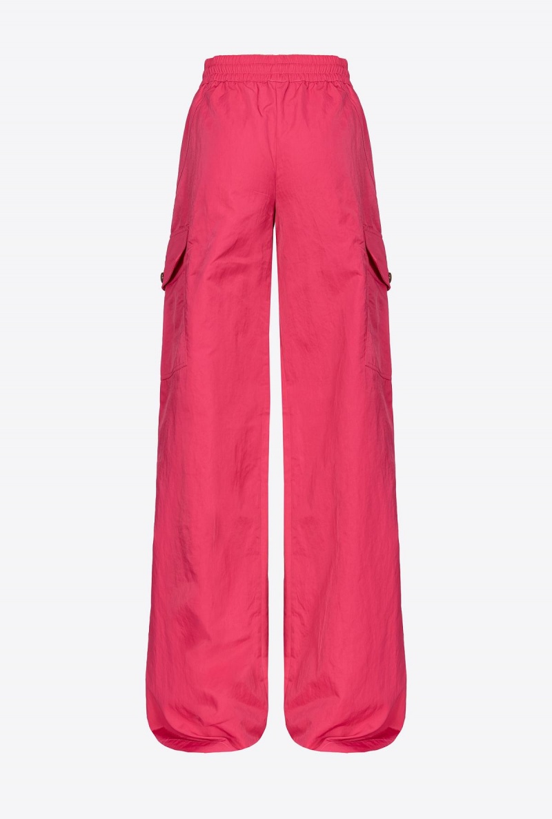 VENICE PINK Pinko Technical twill cargo trousers | XMYGW45451