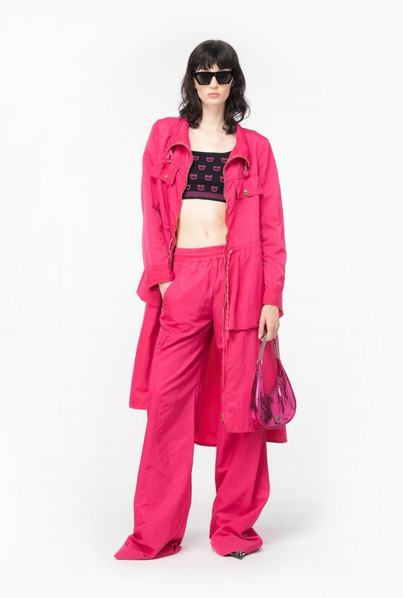 VENICE PINK Pinko Technical twill cargo trousers | XMYGW45451