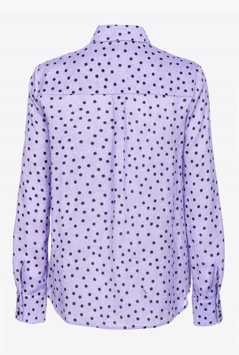 VERO BLU - REATTIVO Pinko Polka-dot shirt | QMYWA12018