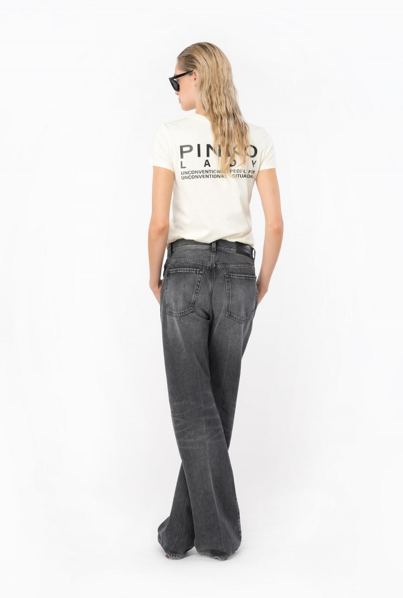 WINTER WHITE Pinko Lady T-shirt | MYQCS20086